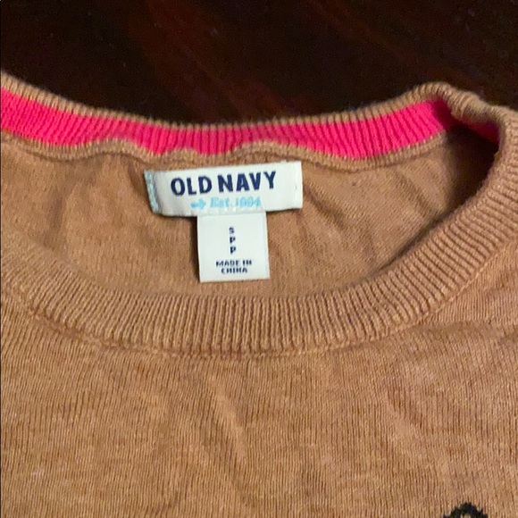 Old Navy cute fox sweater size small - Picture 2 of 3